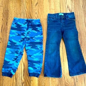 GAP long pants (set of 2) Boy 4-yr-old